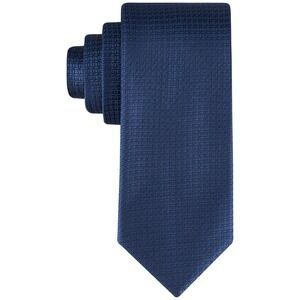 Calvin Klein Tie Men's Blue Necktie Silk Blend Blue‎ Patterned Business Formal